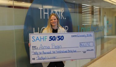 Local health-care worker celebrates hospital lottery win