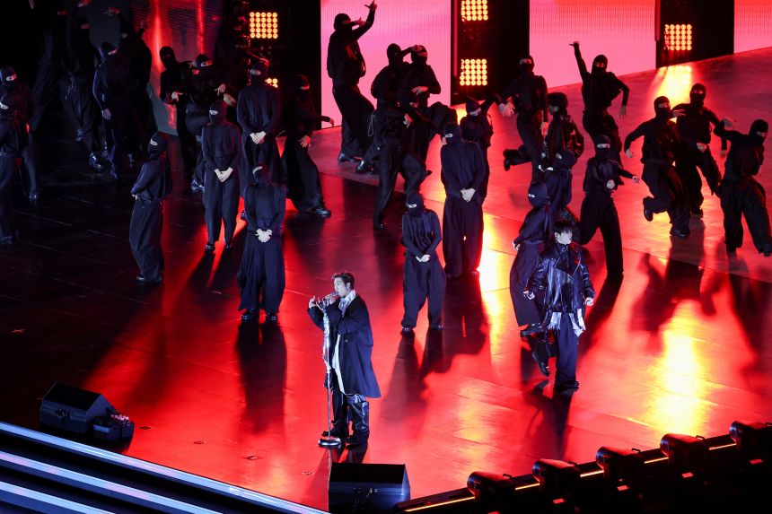 BTS's comeback performance featured tracks from their newly released album as well as older hits like 