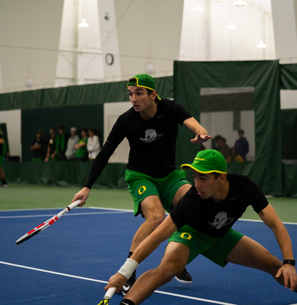 No. 45 Oregon men’s tennis wins another thriller at home 4-2 over Purdue