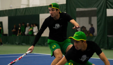 No. 45 Oregon men’s tennis wins another thriller at home 4-2 over Purdue