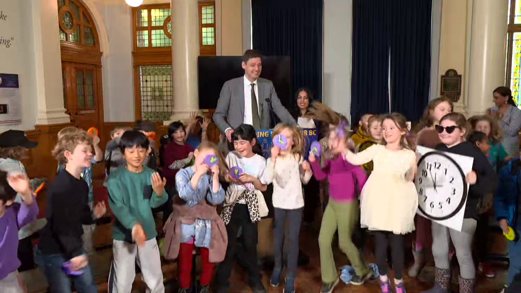 Premier Eby says B.C. will make daylight time permanent