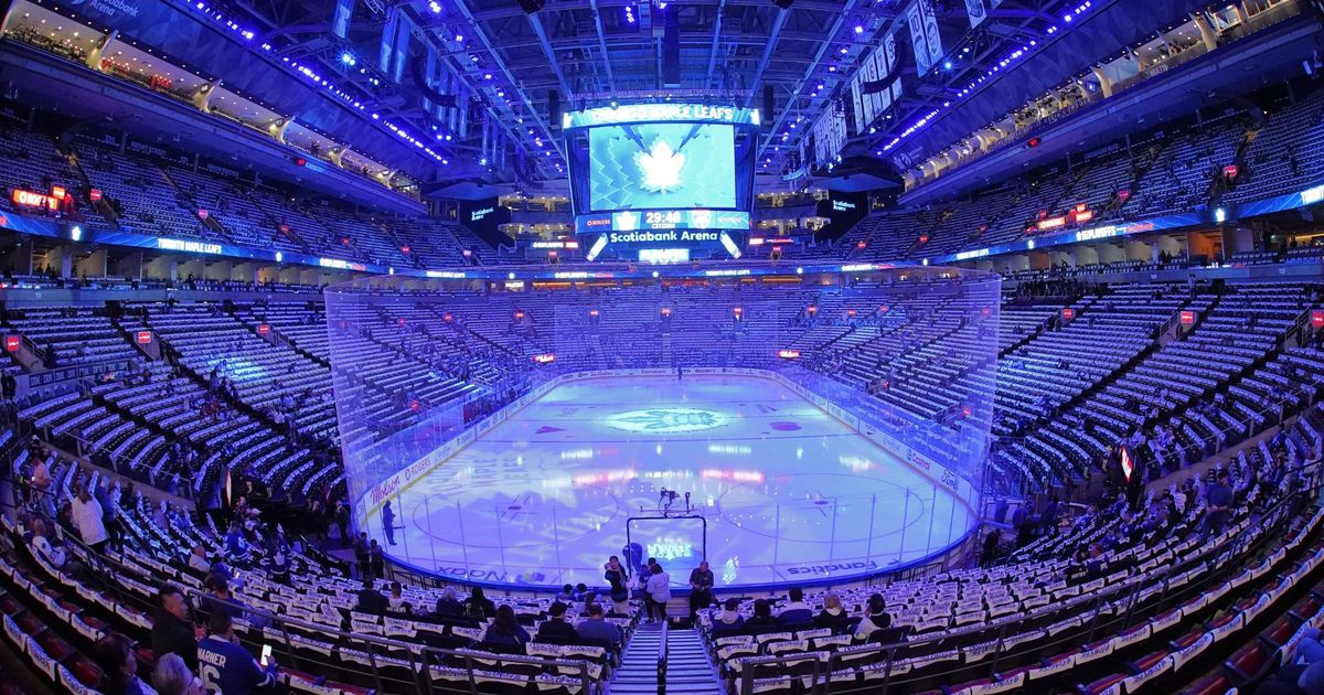 You can skate with NHL heroes for free at Toronto's Scotiabank Arena this month