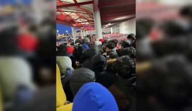 An Ontario Costco location was mobbed with crowds this week and you'll never guess why