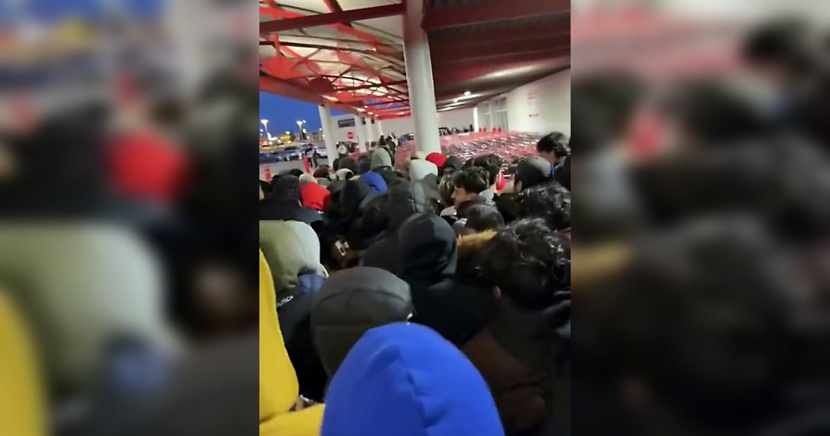 An Ontario Costco location was mobbed with crowds this week and you'll never guess why