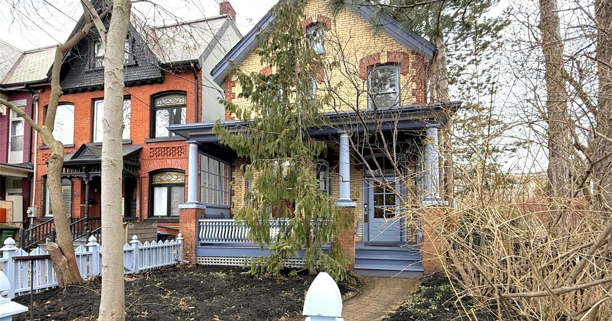 Toronto Victorian with charming details and Gucci wallpaper selling for under $2M