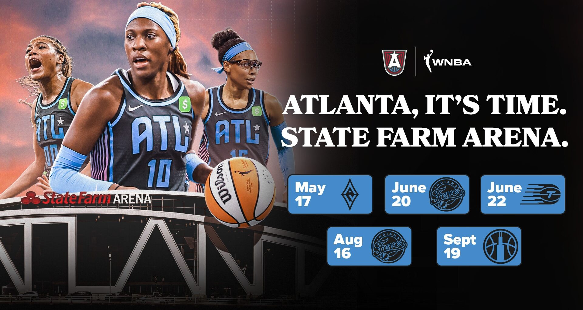 Atlanta Dream to Play Milestone Five Games at State Farm Arena in 2026