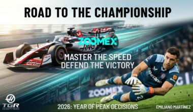 Zoomex Teams Up with TGR Haas F1 Team and Emiliano Martínez