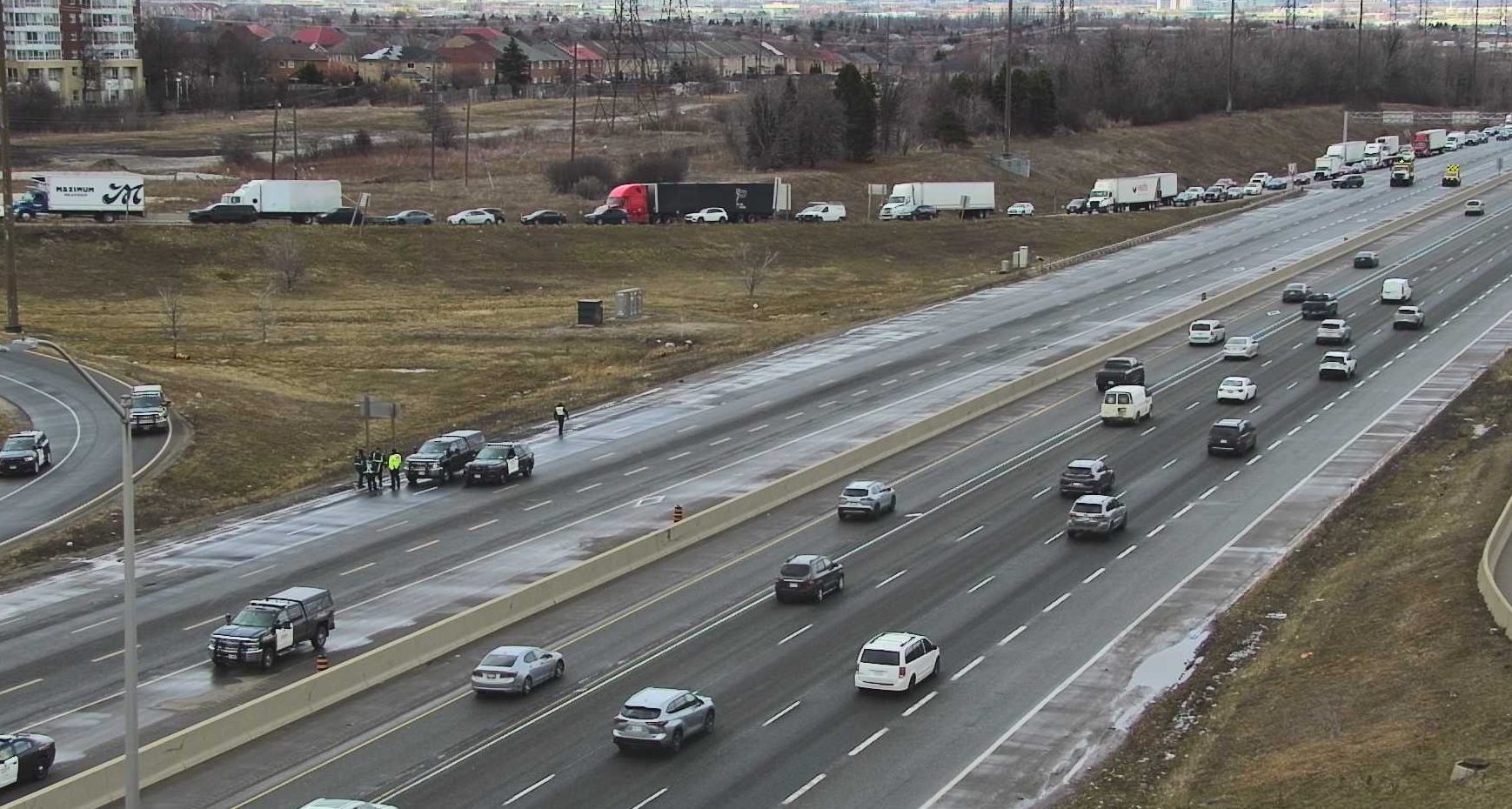 highway 403 closure mississauga crash