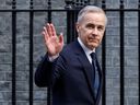 Prime Minister Mark Carney leaves 10 Downing Street on March 16, 2026 in London.