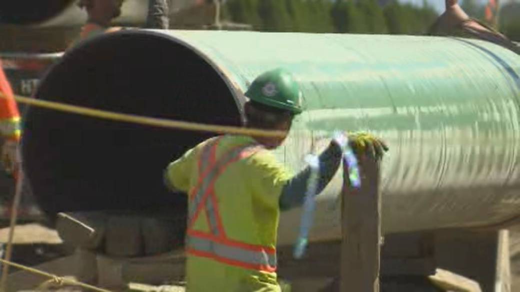 Click to play video: 'Future of Trans Mountain pipeline expansion as long-awaited project opens'