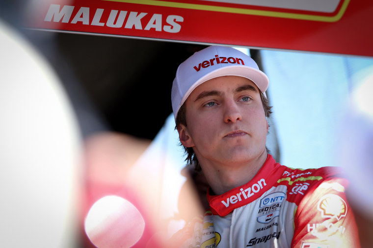 NASCAR driver David Malukas at Phoenix Raceway on March 6, 2026 in Avondale, Ariz.