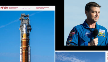 NASA's giant moon rocket, in photos