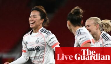 Manchester United v Bayern Munich: Women’s Champions League quarter-final, first leg – live | Women's Champions League