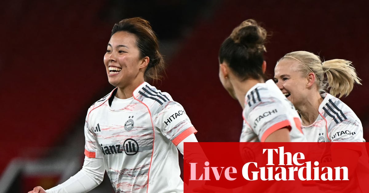 Manchester United v Bayern Munich: Women’s Champions League quarter-final, first leg – live | Women's Champions League