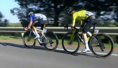 While leading wild Volta a Catalunya stage, Evenepoel crashes in sight of finish line