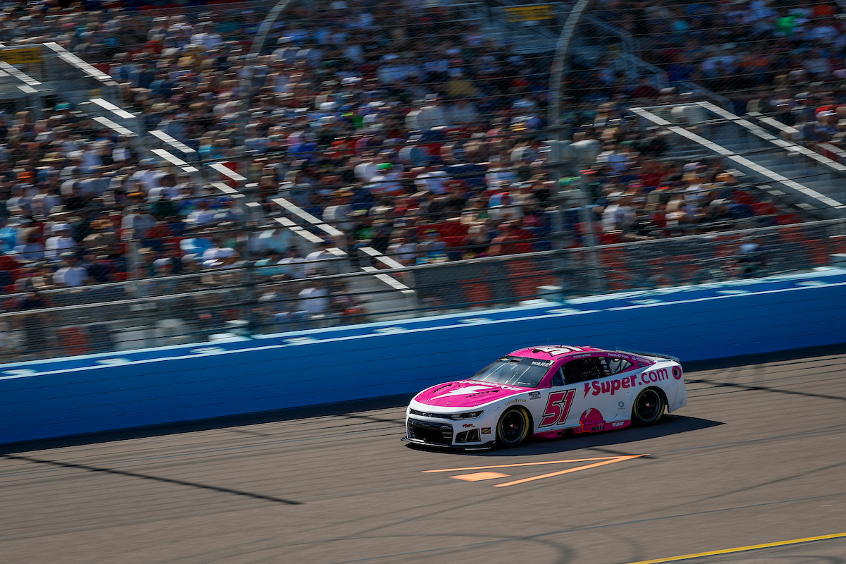 Credit: #51: Cody Ware, Rick Ware Racing, Super.com Chevrolet Camaro