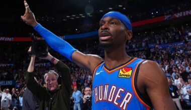 Shai Gilgeous-Alexander ties Wilt’s record and hits winning three as Oklahoma City Thunder beat Denver Nuggets