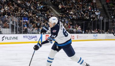 Logan Stanley, Luke Schenn both out of lineup for Winnipeg Jets on eve of trade deadline