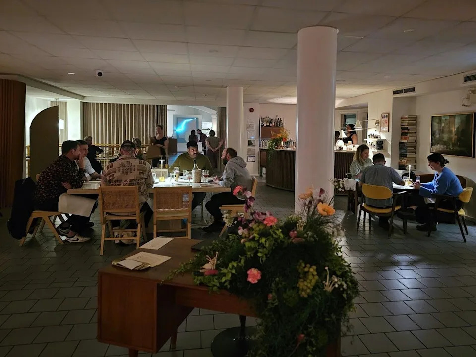 Guests filled the warm, mid-century interior of Parlour for the sold-out Girl Dinner pop-up, where 12 courses made their way out of the kitchen on International Women’s Day.