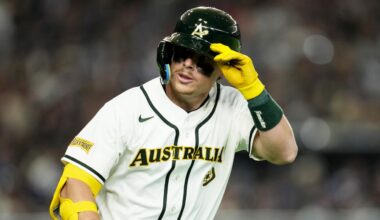 MLB No.1 pick Travis Bazzana hits home run as Australia upsets world No.2 Chinese Taipei at World Baseball Classic