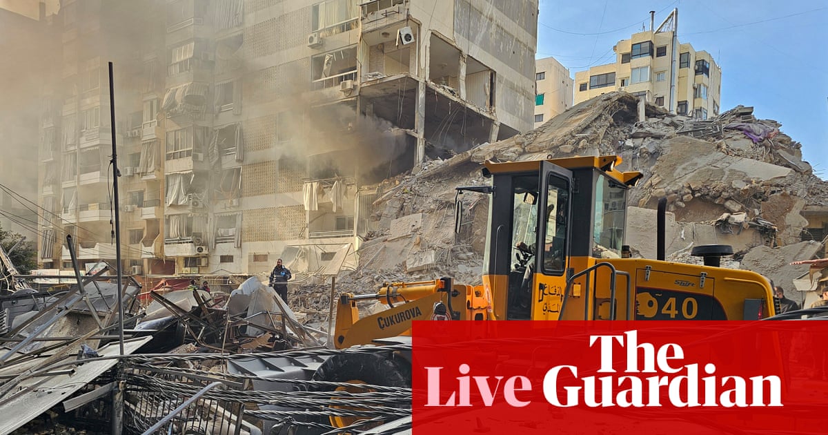 Middle East crisis live: Israel bombs Tehran and Beirut as Trump says no deal with Iran ‘except unconditional surrender’ | US-Israel war on Iran