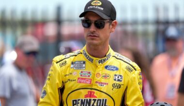 A generic image of NASCAR driver Joey Logano