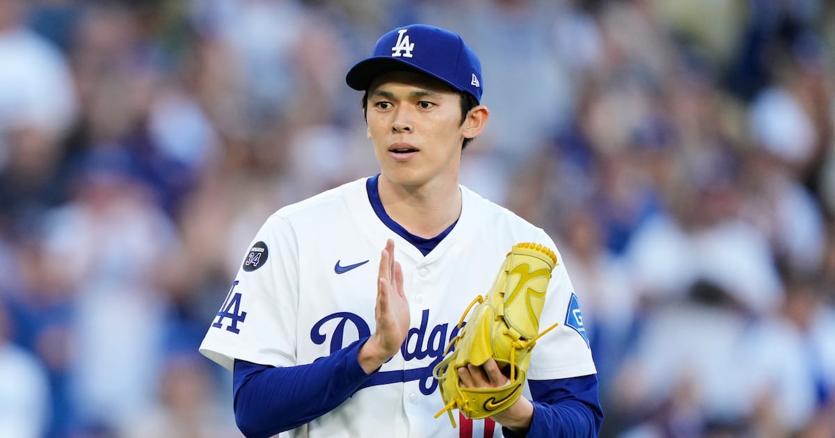Dodgers' Roki Sasaki has another erratic outing as he tries to earn role in starting rotation