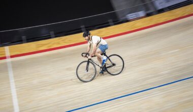 Learning the ropes of track cycling at Canada’s national velodrome