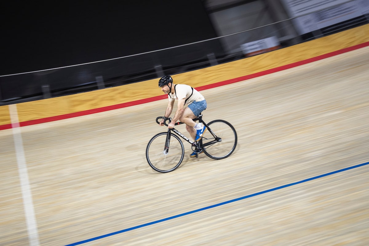 Learning the ropes of track cycling at Canada’s national velodrome