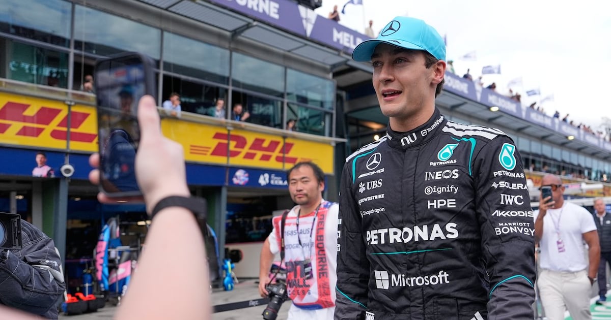 George Russell vows to 'make hay while the sun shines' after Australian GP pole