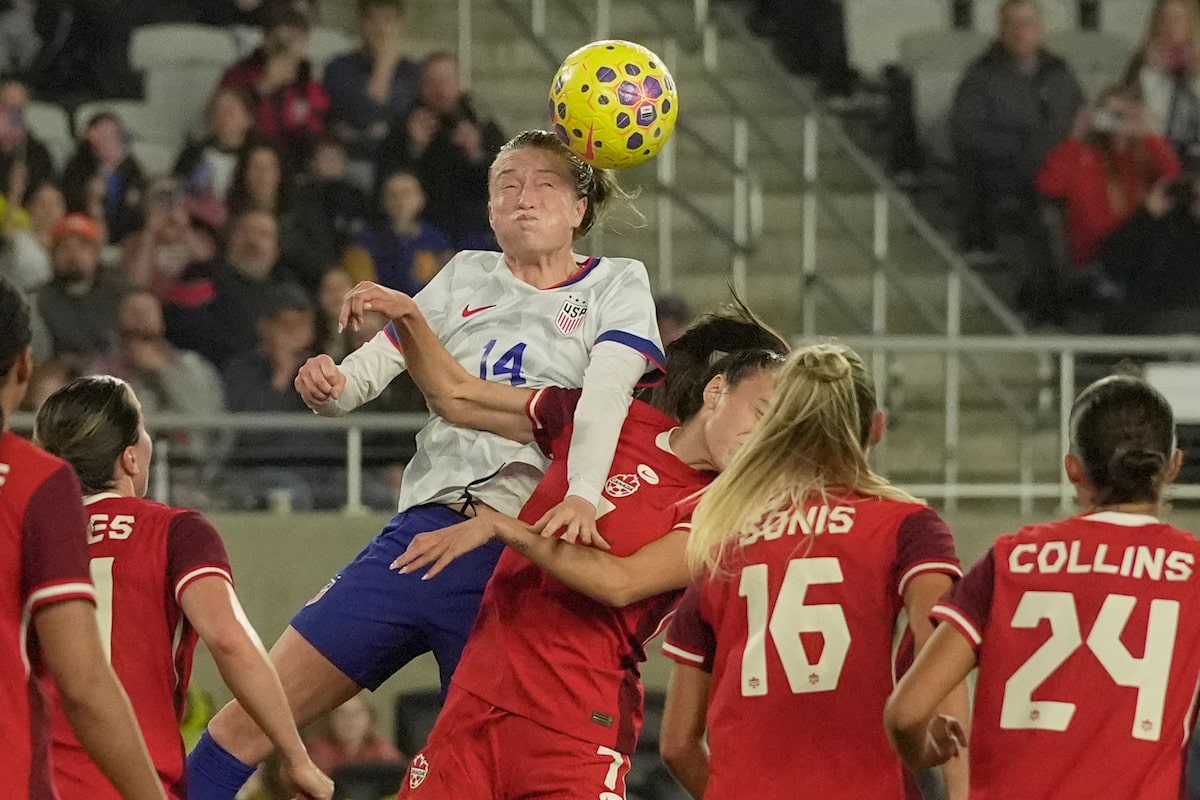 Sentnor scores to lead U.S. to 1-0 victory over Canada in the SheBelieves Cup