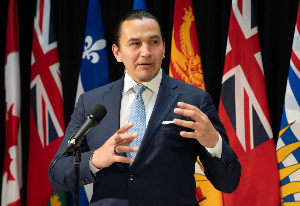 THE CANADIAN PRESS/Adrian Wyld
Manitoba Premier Wab Kinew