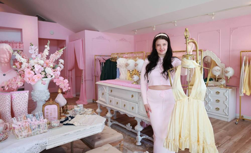 Ruth Bonneville / Free Press
‘Having an in-person store like this is just something I’ve always dreamed of. It’s a big step for me,’ says Natalie Riccardo, owner of Anziety, at her flagship store in Winnipeg.