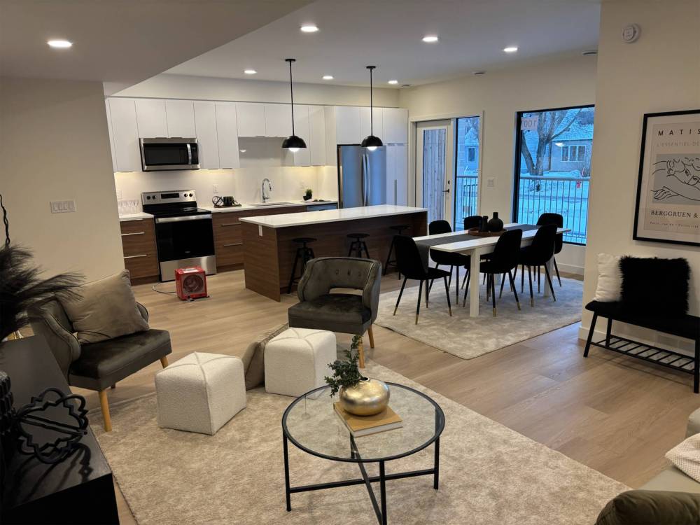 (B2K Builders / SUPPLIED)
An interior photo of the fourplex unit at 100 Des Meurons St.