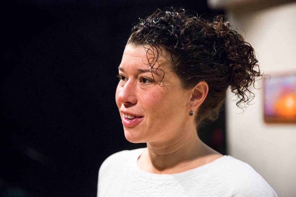 MIKAELA MACKENZIE / FREE PRESS FILES
Fight director Jacquie Loewen choreographs violence in the royal court for The Last Wife.