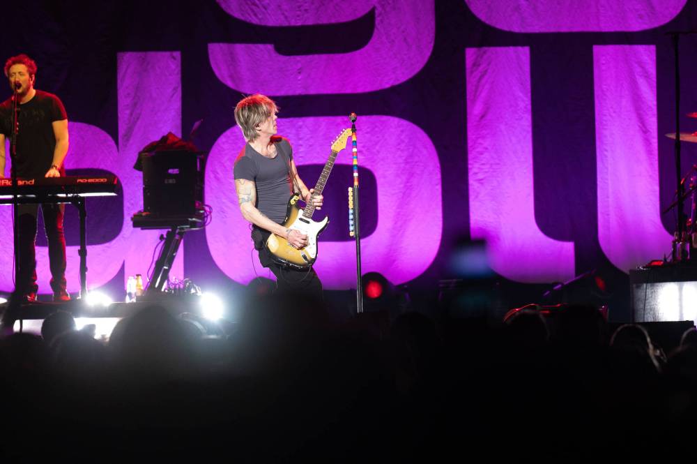 DWAYNE LARSON / FREE PRESS
The Goo Goo Dolls played their Canada Spring Tour 2026 at Canada Life Centre Saturday evening.