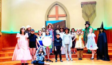 Kids in the &ldquo;Play Performance Program&rdquo; with the Cloverdale theatre company Beyond the Stage participate in a production of The Wizard of Oz in August, 2025. (Photo via beyondthestage.ca/Special to the Cloverdale Reporter)