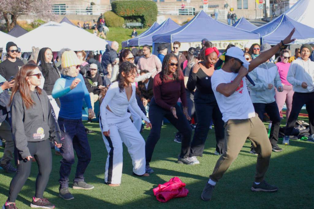 Victorias Ship Point was packed on Saturday, Feb. 28 for the DWTN Winter Lime festival. (Bailey Seymour/Victoria News)