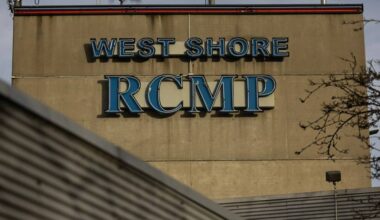 The West Shore RCMP in Langford, B.C. (Black Press Media file photo)