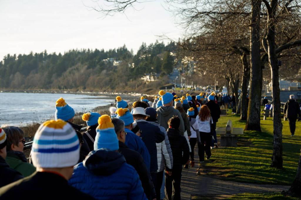 More than 500 walkers from South Surrey/White Rock participated in Sources Foundation&rsquo;s 2026 Coldest Night of the Year walkathon, held Feb. 28. The event raised some $245,000 in support of individuals experiencing food insecurity, homelessness and mental health challenges. (Contributed to Peace Arch News)