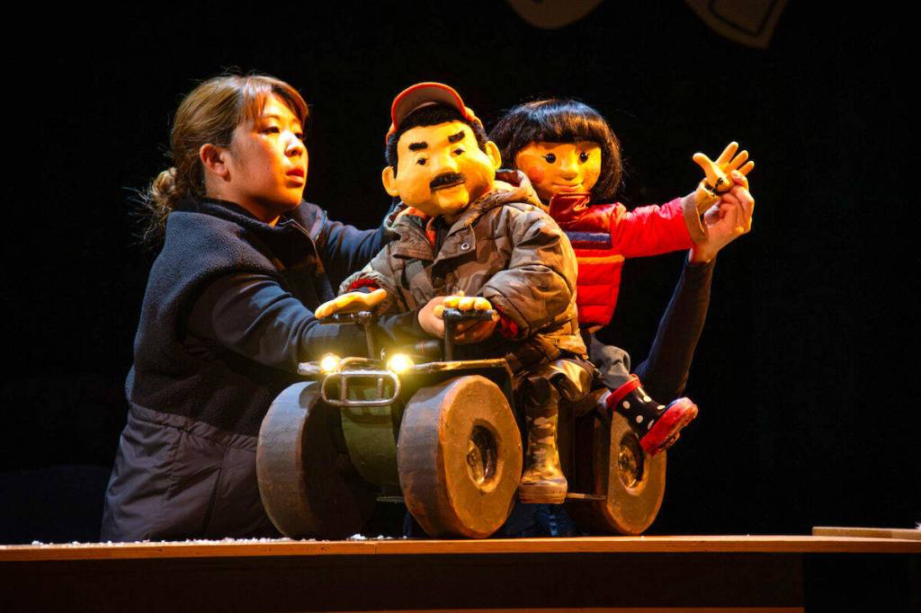 Little Onion Puppet Company brings &ldquo;Otosan&rdquo; to Surrey Arts Centre on Saturday, March 7, 2026, in another Surrey Spark Stages play for kids and families. See listing under Theatre/Stage. (Contributed/Chelsey Stuyt Photography)