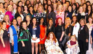 Group photo at the 2025 Women of Distinction Awards, hosted annually by YWCA BC. (Photo: facebook.com/YWCABC)