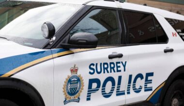 Surrey Police Service is investigating a late-night hit-and-run that seriously injured a pedestrian Thursday night (March 5). (Anna Burns/Surrey Now-Leader)