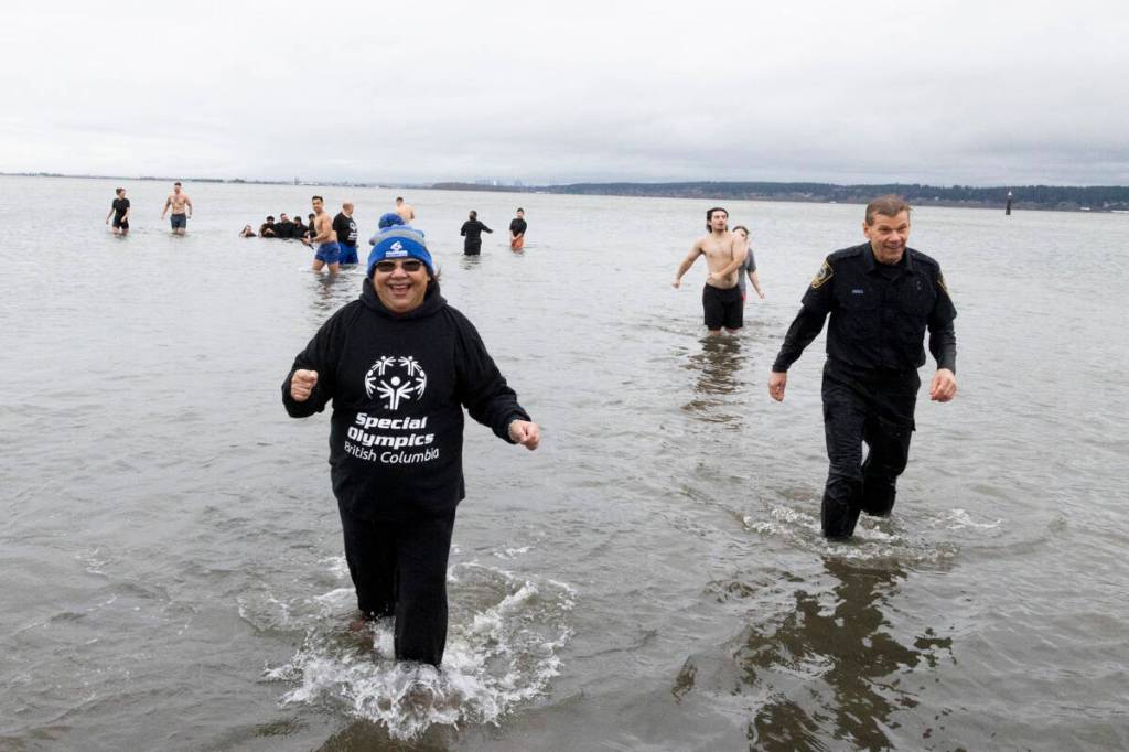 Special Olympics Polar Punge on Saturday, March 7, 2026, in Surrey. (Anna Burns/ Surrey Now-Leader)