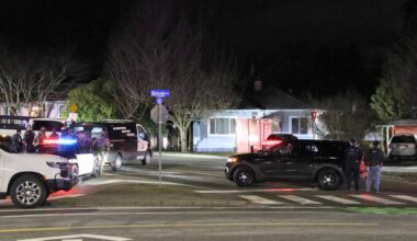 Abbotsford police say several individuals barricaded themselves inside a home connected to a shooting on Monday night (March 9), leading to the deployment of the Emergency Response Team.  (Contributed to Black Press Media)