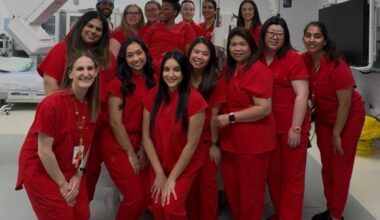 The team at Surrey Memorial Hospital&rsquo;s cardiac catheterization lab. (Contributed to Surrey Now-Leader)