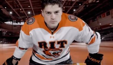 The Abbotsford Canucks have signed college free agent Austin Brimmer. (RIT Tigers Instragram photo)