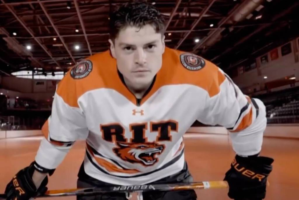 The Abbotsford Canucks have signed college free agent Austin Brimmer. (RIT Tigers Instragram photo)