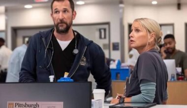 A scene from &ldquo;The Pitt&rdquo; TV series, on the MAX streaming service.