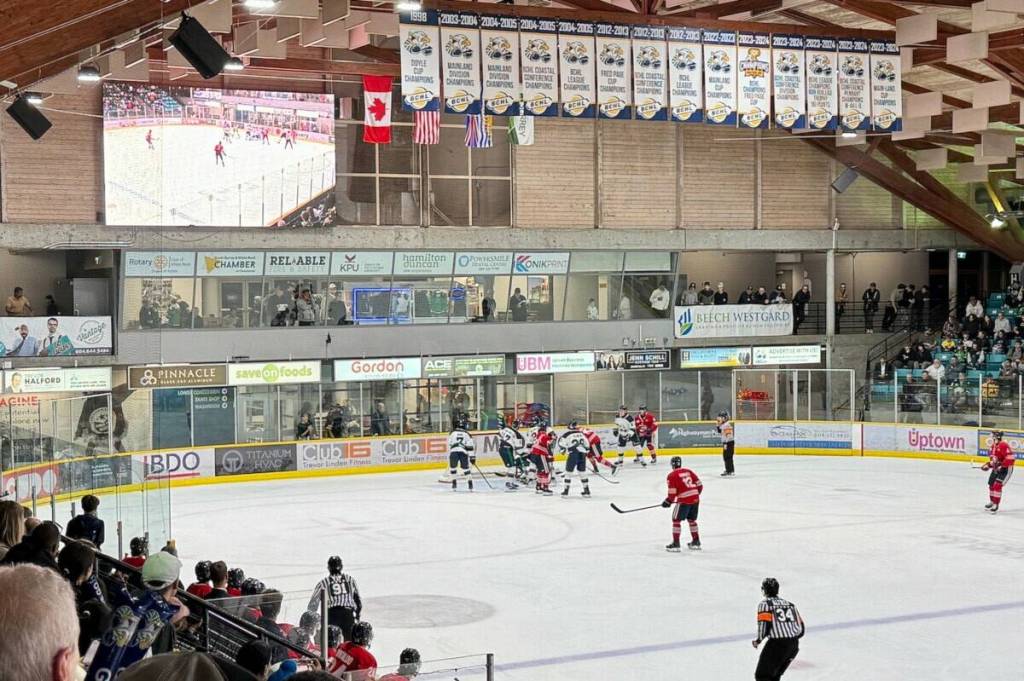 South Surrey Arena will be getting new rink boards this summer. (Black Press Media file)